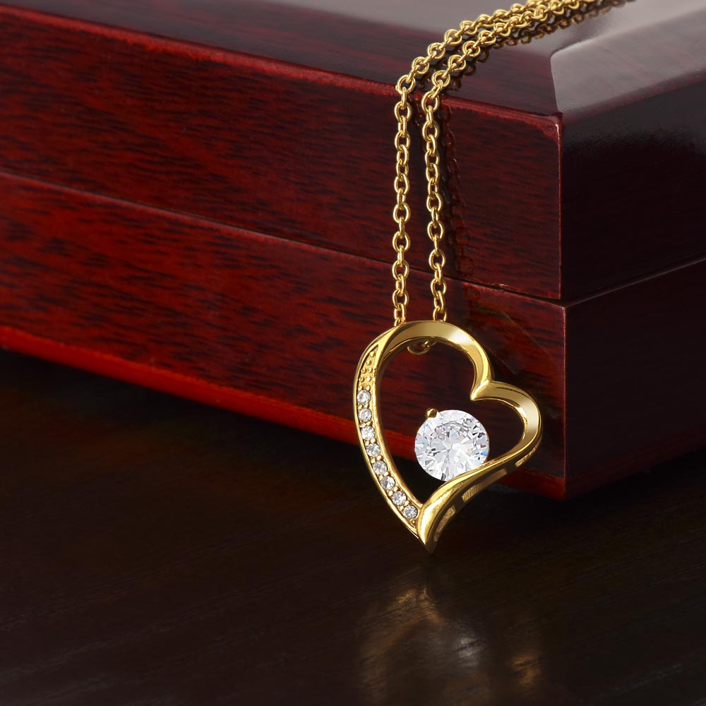 To My Wife, a Treasure - Forever Love Necklace