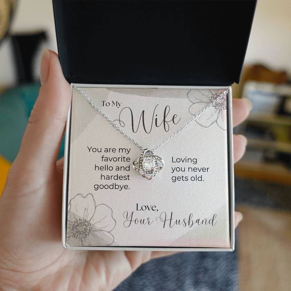 To My Wife, Funny Note - Forever Love Necklace