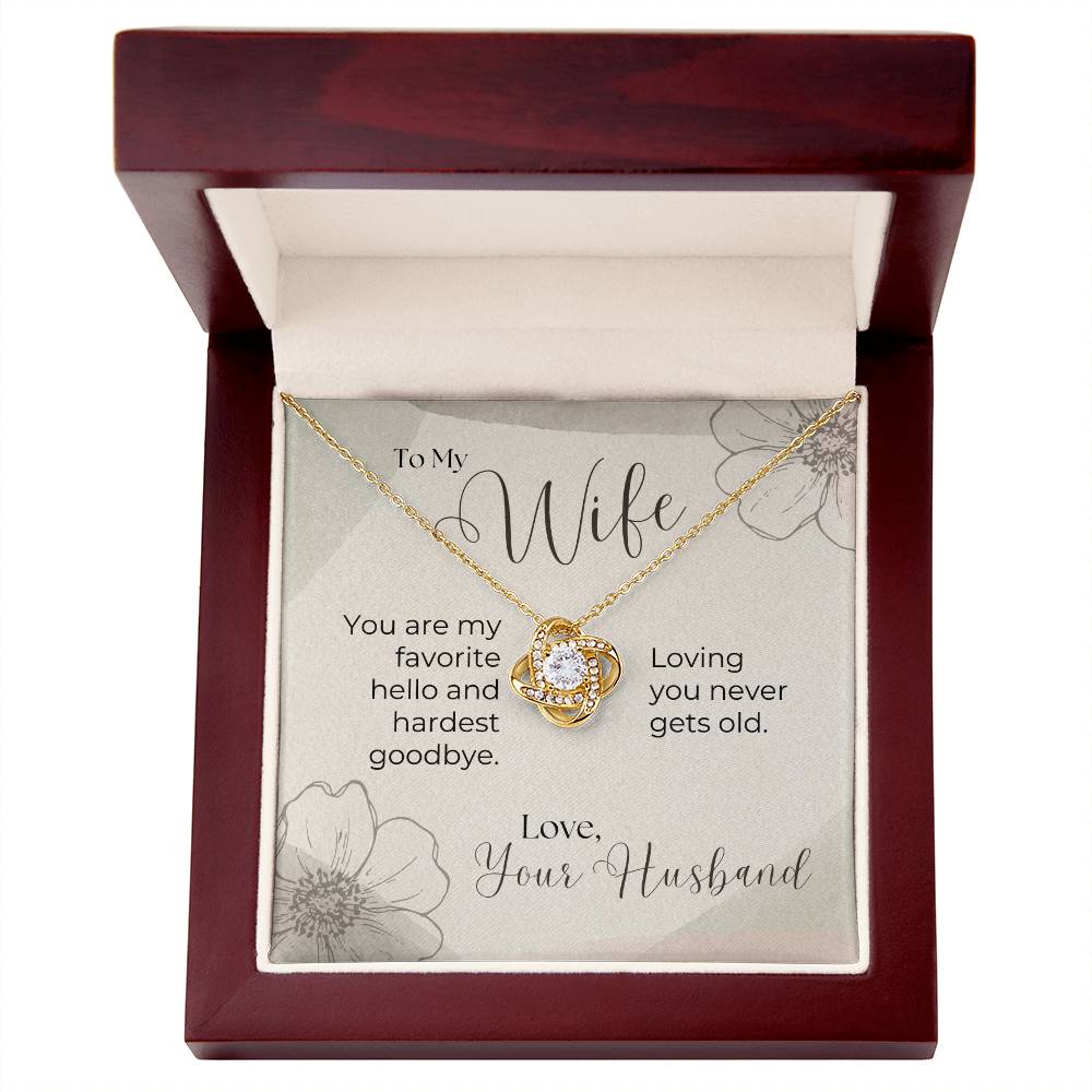 To My Wife, Funny Note - Forever Love Necklace