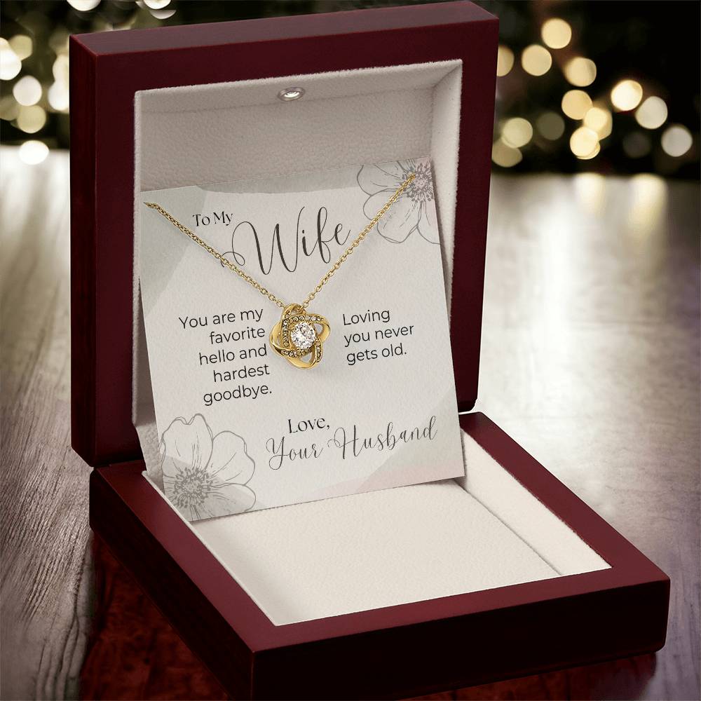 To My Wife, Funny Note - Forever Love Necklace