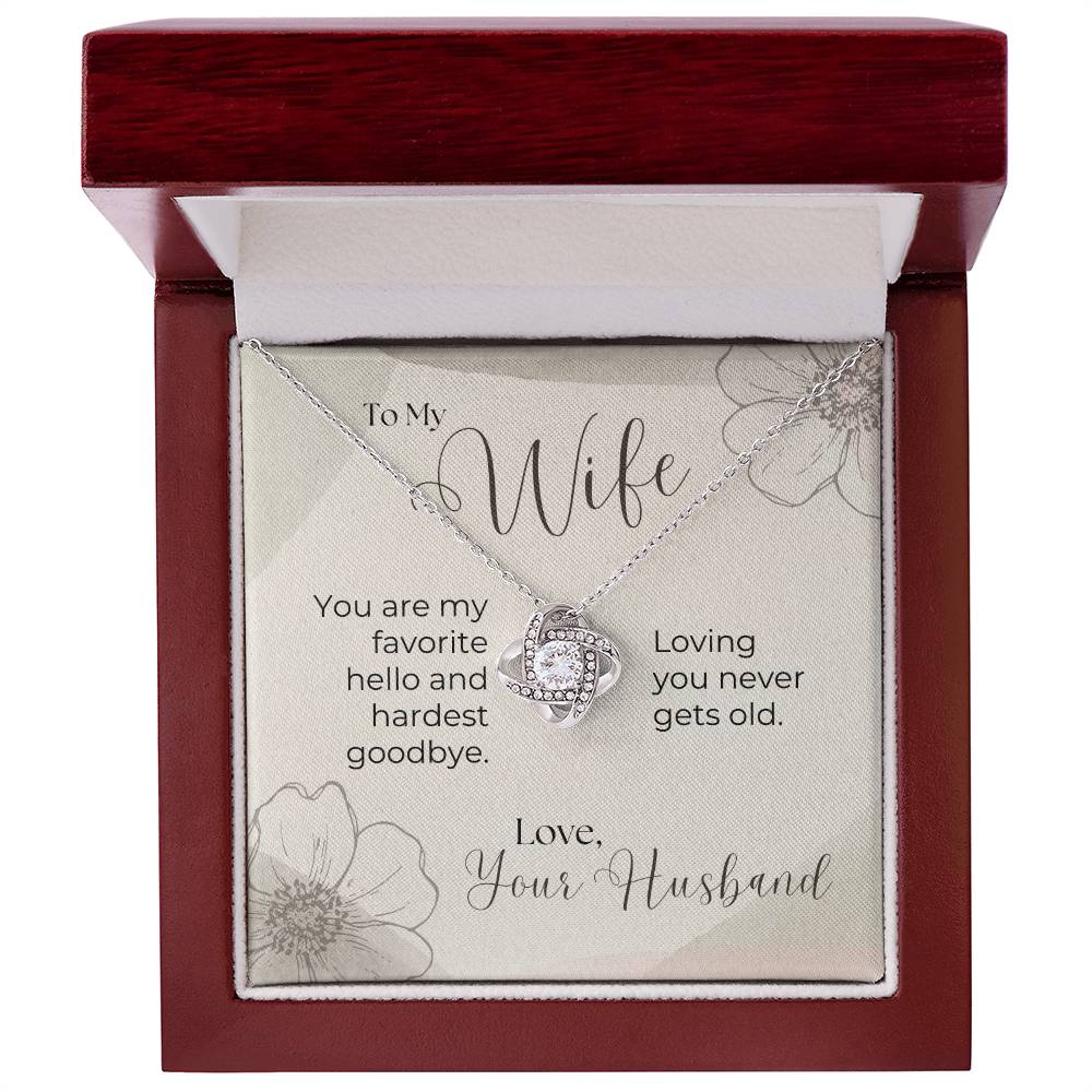 To My Wife, Funny Note - Forever Love Necklace