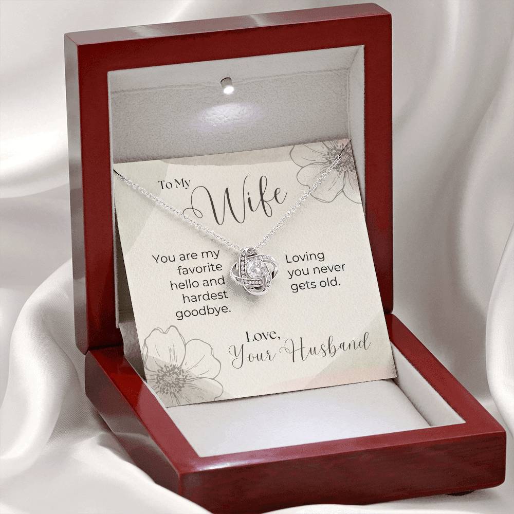 To My Wife, Funny Note - Forever Love Necklace