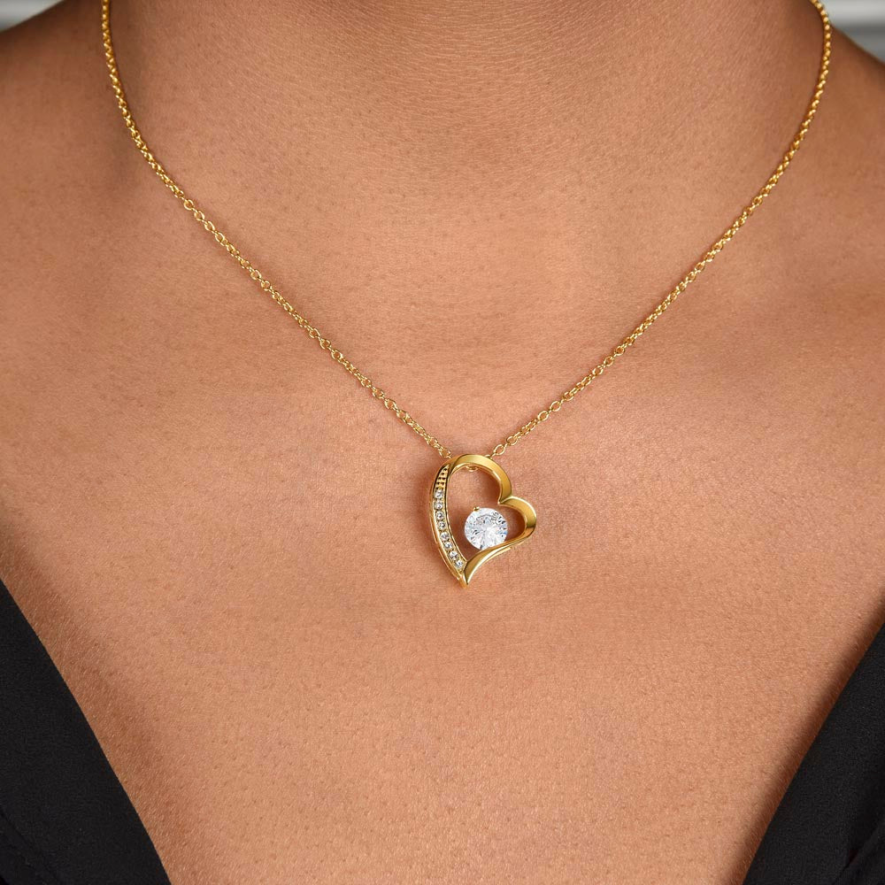 To My Wife, a Treasure - Forever Love Necklace