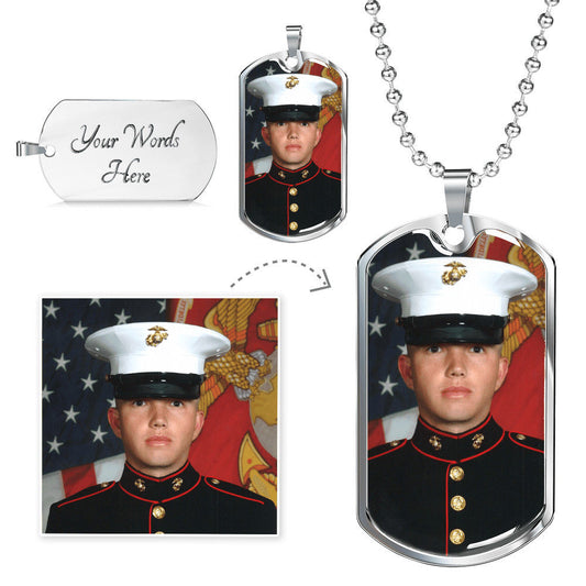 Your Photo Dog Tag Necklace